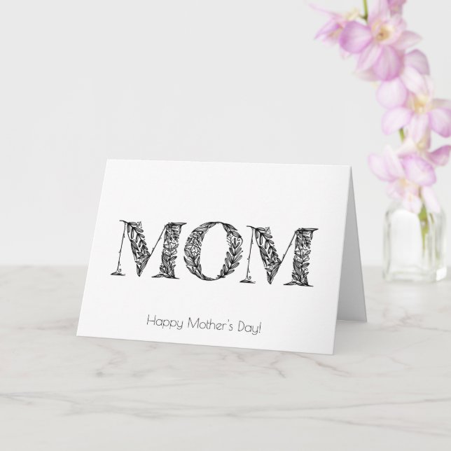 Mum Mother's Day Card (Orchid)