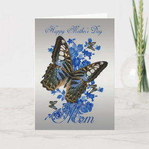Mum, Mother's Day Card With Butterflies