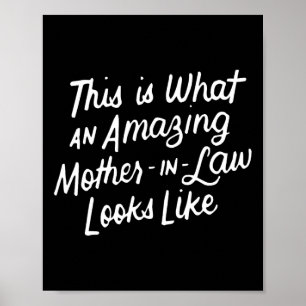 Mum Mothers Day Gift Mother In Law From Daughter S Poster