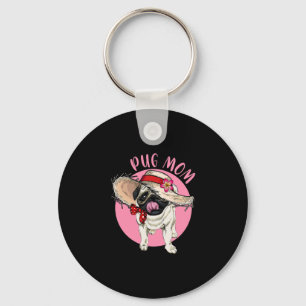 Mum Mother's Day Mama Mummy Mother Pug Key Ring