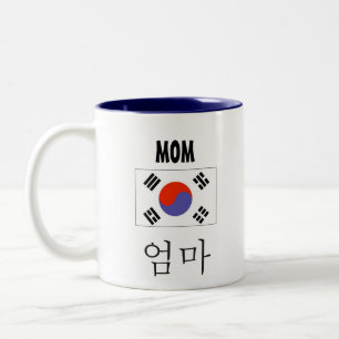Mum Mug with Korean Flag