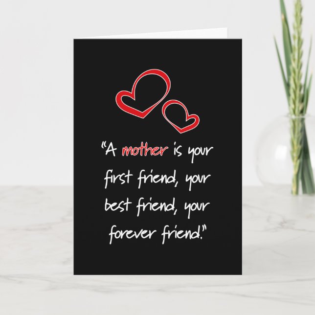 Mum Mummy Mother's Day Love Mother Funny Gift Idea Card (Front)