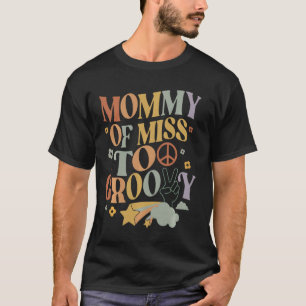 Mum Mummy Second Birthday Two Groovy Girl Family M T-Shirt