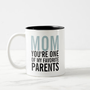 Mum My Favourite Parent Mother's Day Coffee Mug