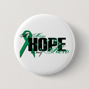Mum My Hero - Kidney Cancer Hope 6 Cm Round Badge