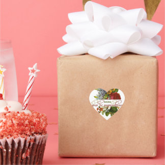 mum my universe  heart sticker