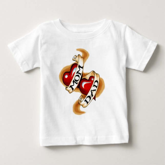 Mum 'n Dad Baby T-Shirt (Front)