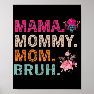 Mum Noun Definition Funny Mama Mothers Day  Poster