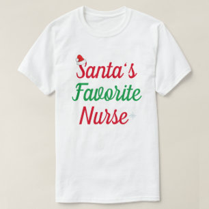 Mum Nurse Female Appreciation Christmas Red Cross  T-Shirt