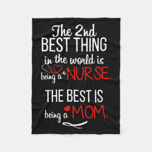 Mum Nurse Fleece Blanket