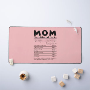 Mum Nutritional Facts Desk Mat