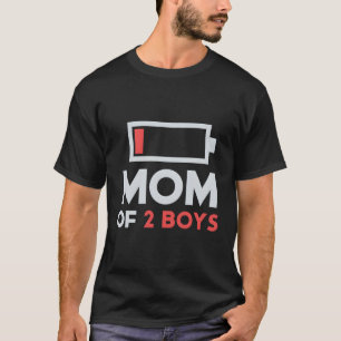 Mum Of 2 From Son Mothers Day T-Shirt