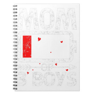 Mum of 3 boys low battery T-Shirt ver2 Notebook
