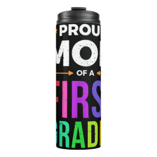 Mum Of A First Grader Shirt First Day Of School Gi Thermal Tumbler