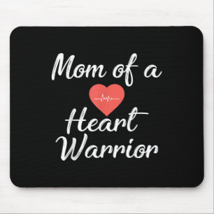 Mum Of A Heart Warrior Pride Awareness Mouse Pad