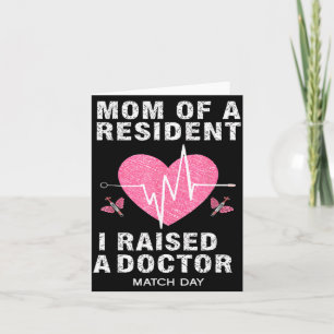 Mum of a Resident Match Day 2026 Medical Student Card