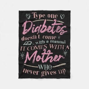 Mum Of A T1d Diabetes Child Fleece Blanket