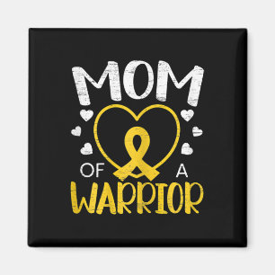 Mum Of A Warrior Childhood Cancer Awareness Month Magnet