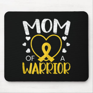Mum Of A Warrior Childhood Cancer Awareness Month Mouse Pad