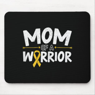 Mum Of A Warrior Childhood Cancer Awareness Month  Mouse Pad