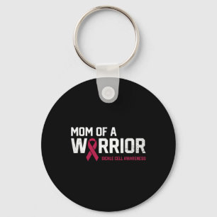 Mum of a Warrior Sickle Cell Anaemia Awareness Rec Key Ring