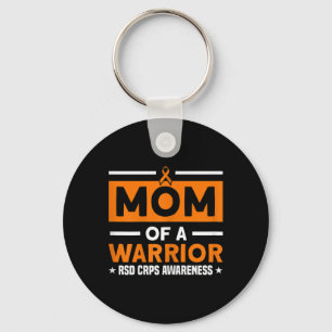Mum Of A Warriorrsd Crps Awareness Mothers Day Key Ring