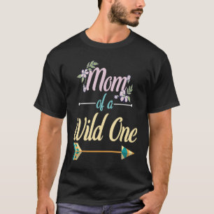 Mum of a Wild One Birthday Matching Apparel T-Shirt