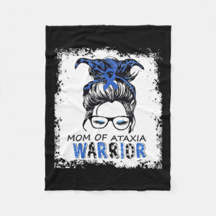 Mum Of Ataxia Warrior Fleece Blanket