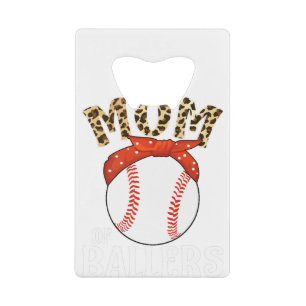 Mum Of Ballers Funny Baseball Softball Game Mother