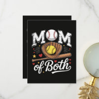 Mum of Both Game Day Baseball Softball