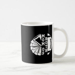 Mum Of Both Proud Footll And Cheer Mum _1 Coffee Mug