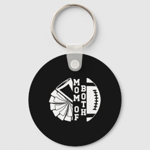 Mum Of Both Proud Footll And Cheer Mum _1 Key Ring