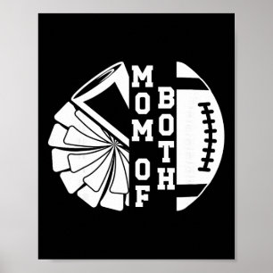 Mum Of Both Proud Footll And Cheer Mum _1  Poster
