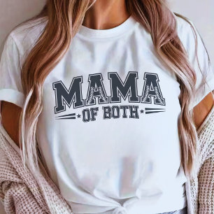 Mum of Both Softball & Baseball – Proud Sports Mum T-Shirt