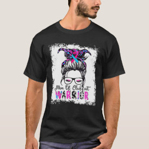 Mum Of Clubfoot Warrior Awareness Pink T-Shirt