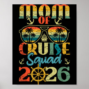 Mum of Cruise Squad 2026 Family Holiday Cruise Poster