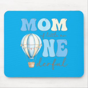 Mum Of Little Mr Onederful 1st Birthday Boy Air Mouse Pad