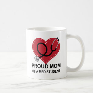 Mum of Medical Student Heart Gift Coffee Mug