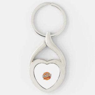 Mum of Monsters Vintage Basketball Mum Design_1 Key Ring