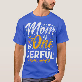 Mum of Mr One Derful Party Matching Family 1st Bir T-Shirt