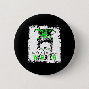 Mum Of Nephrotic Syndrome Warrior Green Ribbon Mum 6 Cm Round Badge