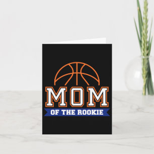 Mum Of Rookie 1st Birthday Bysketbyll Theme Matchi Card