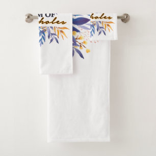 Mum of Sassholes Bath Towel Set
