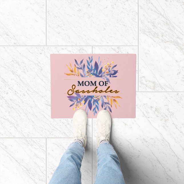 Mum of Sassholes Doormat (Indoor)