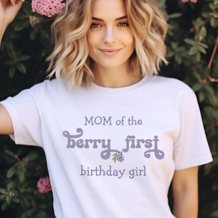 Mum of the Berry First Fairy First Birthday T-Shirt
