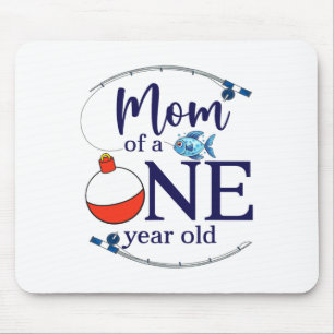 Mum Of The Big One Fishing Boy First Birthday Ofis Mouse Pad