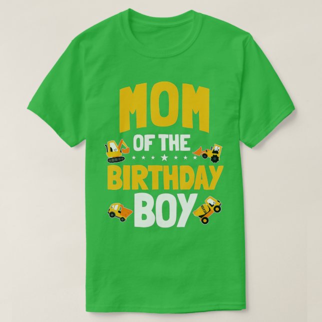 Mum of the birthday boy (41)  T-Shirt (Design Front)