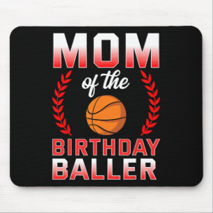 Mum Of The Birthday Boy Bysketbyll Bday Celebratio Mouse Pad