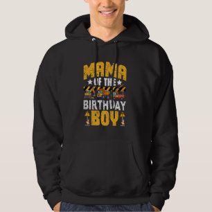 Mum Of The Birthday Boy Construction Theme Party M Hoodie