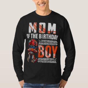 Mum of the Birthday Boy Dirt Bike B-day motocross T-Shirt